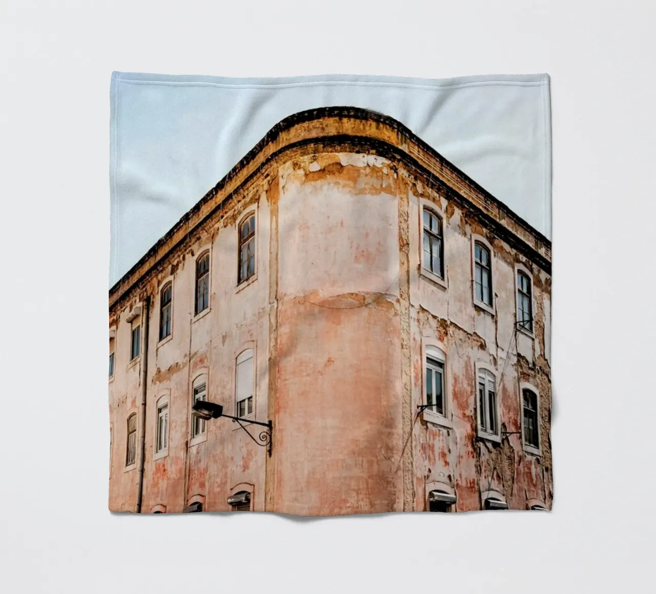 Shabby Chic Building fleece blanket by EyeEm Mobile GmbH