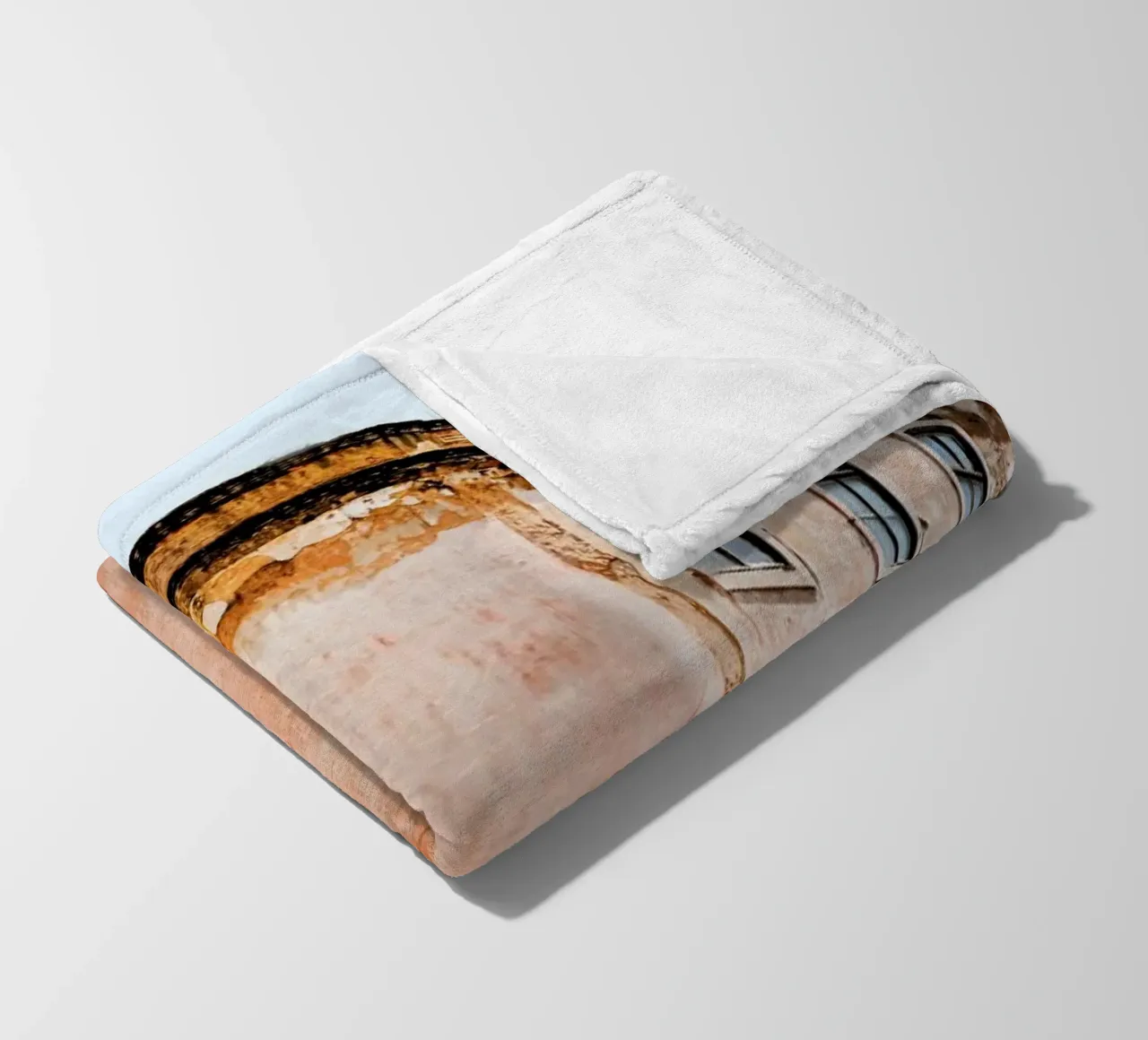 Shabby Chic Building fleece blanket by EyeEm Mobile GmbH