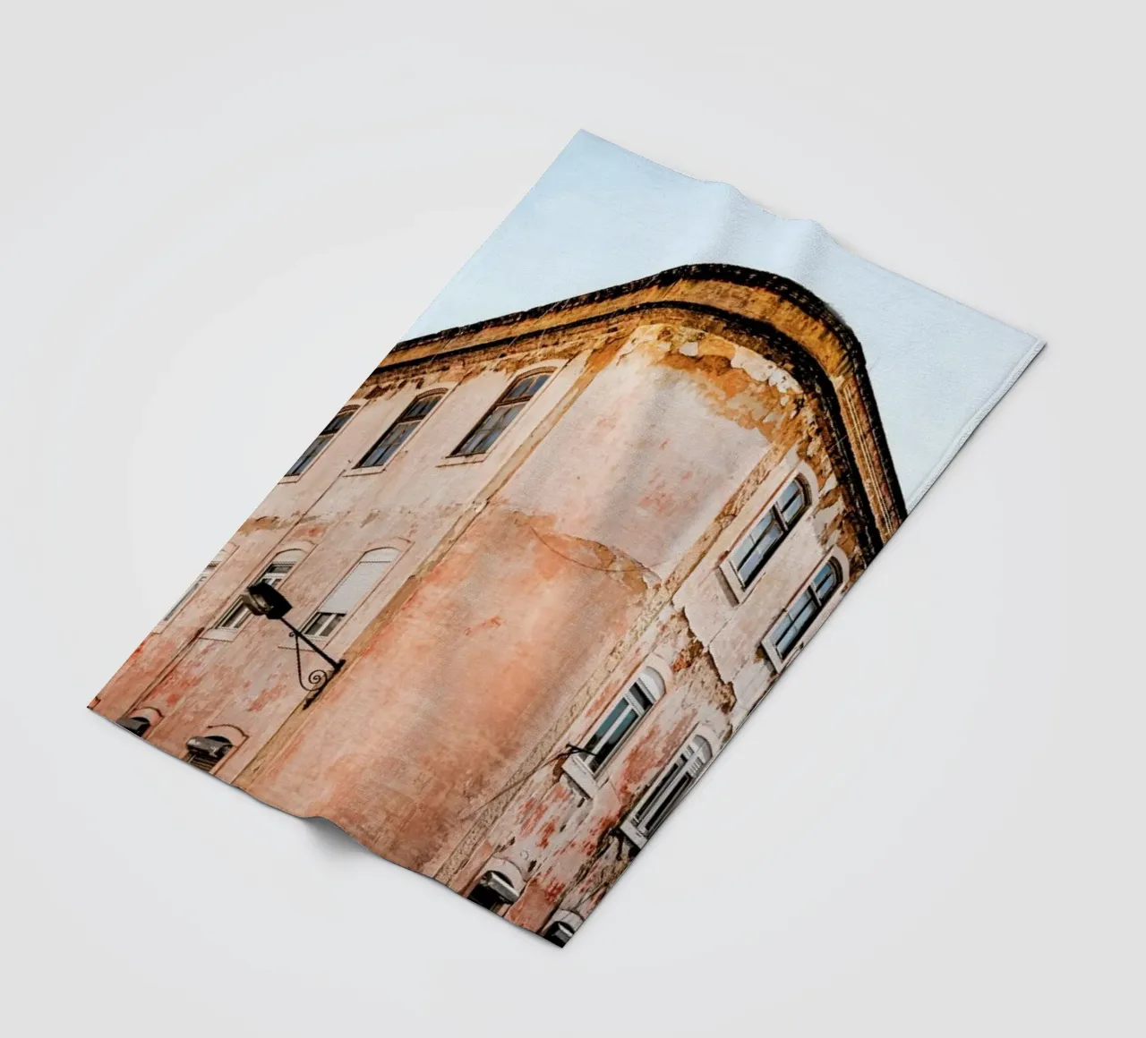Shabby Chic Building fleece blanket by EyeEm Mobile GmbH