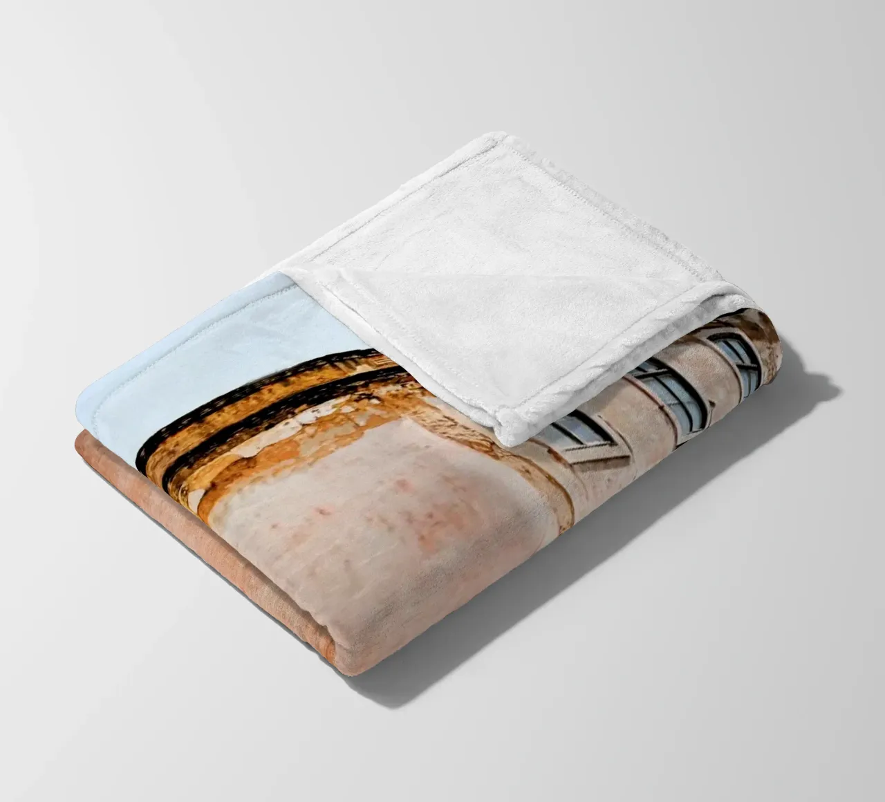 Shabby Chic Building fleece blanket by EyeEm Mobile GmbH