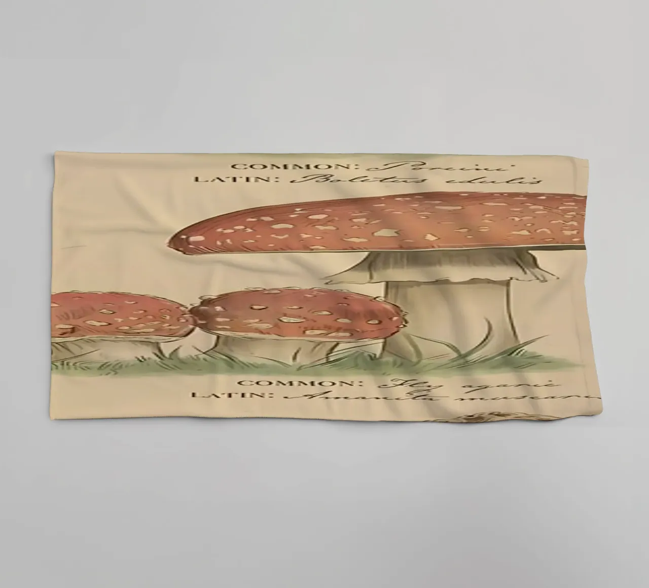 Funghi della foresta asciugamano da bagno da diedrich