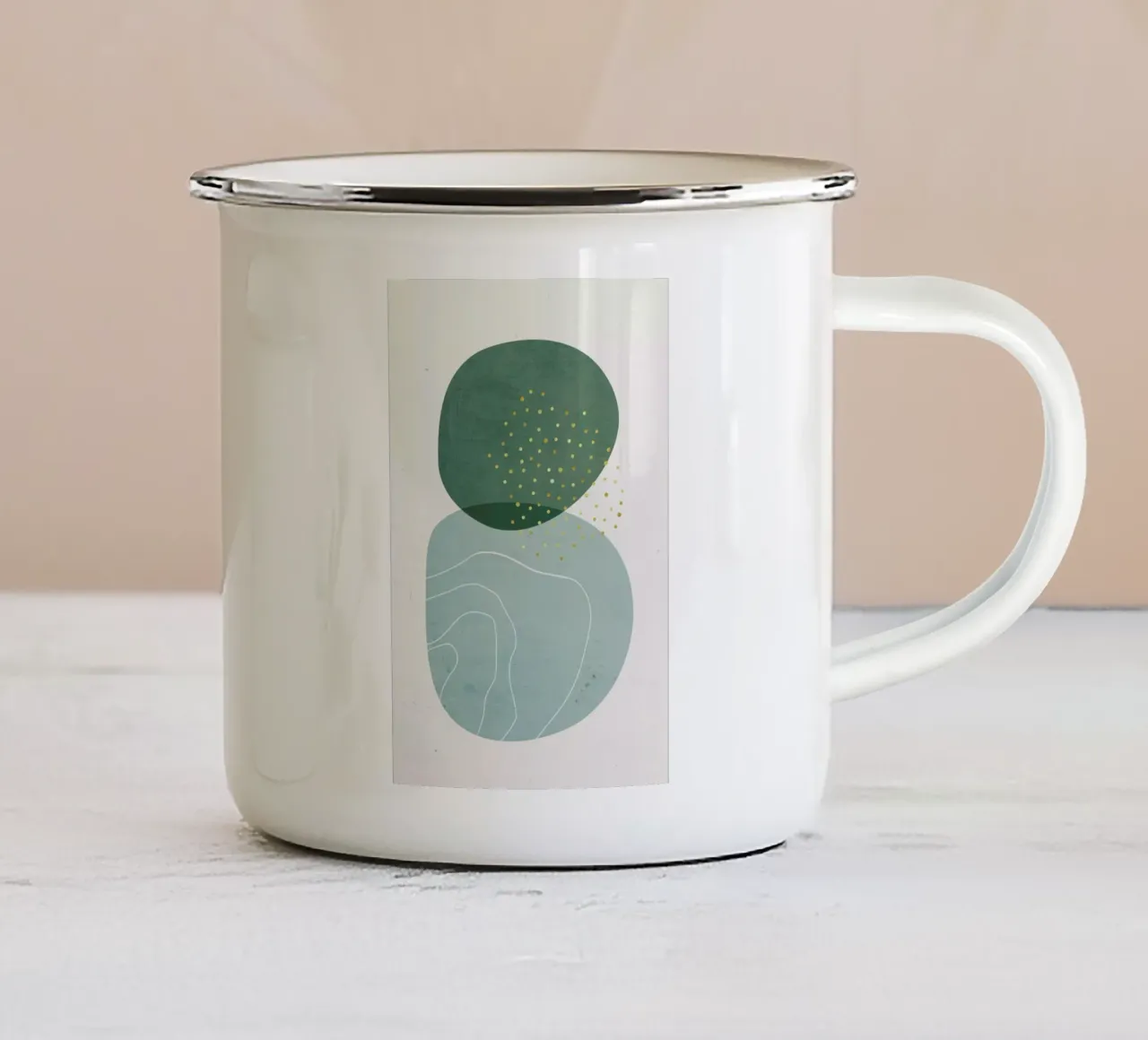 Foam taza de esmalte de Pure