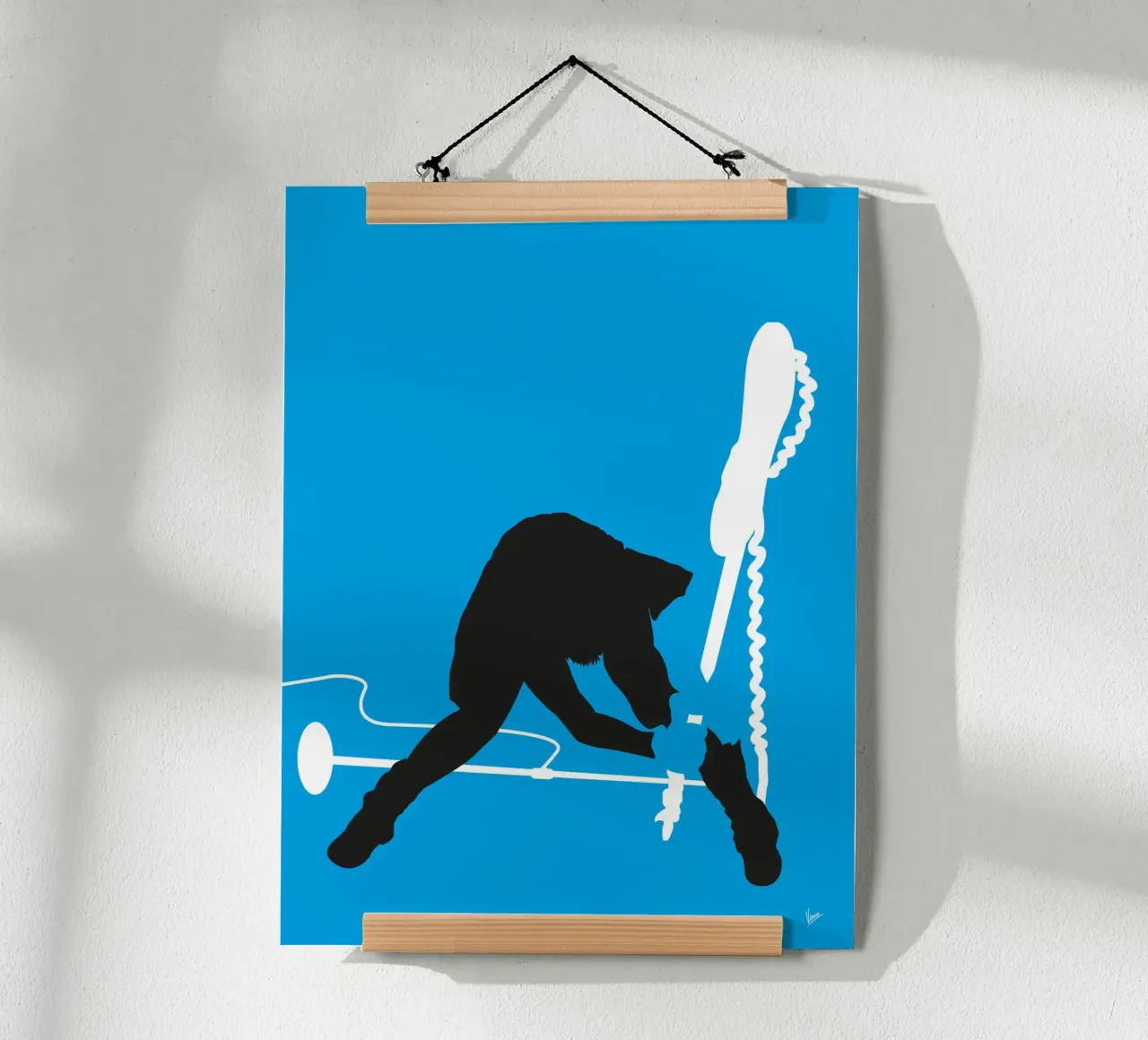 No029 The clash poster da Iconic Rockstars