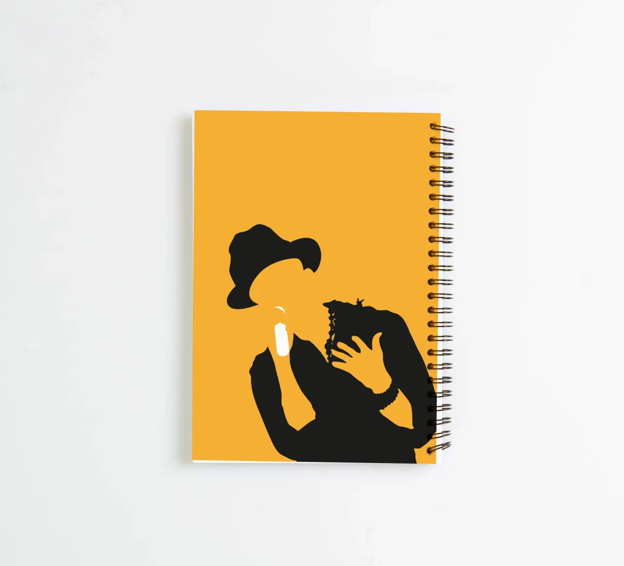No034 Pharrell Williams spiral notebook by Iconic Rockstars