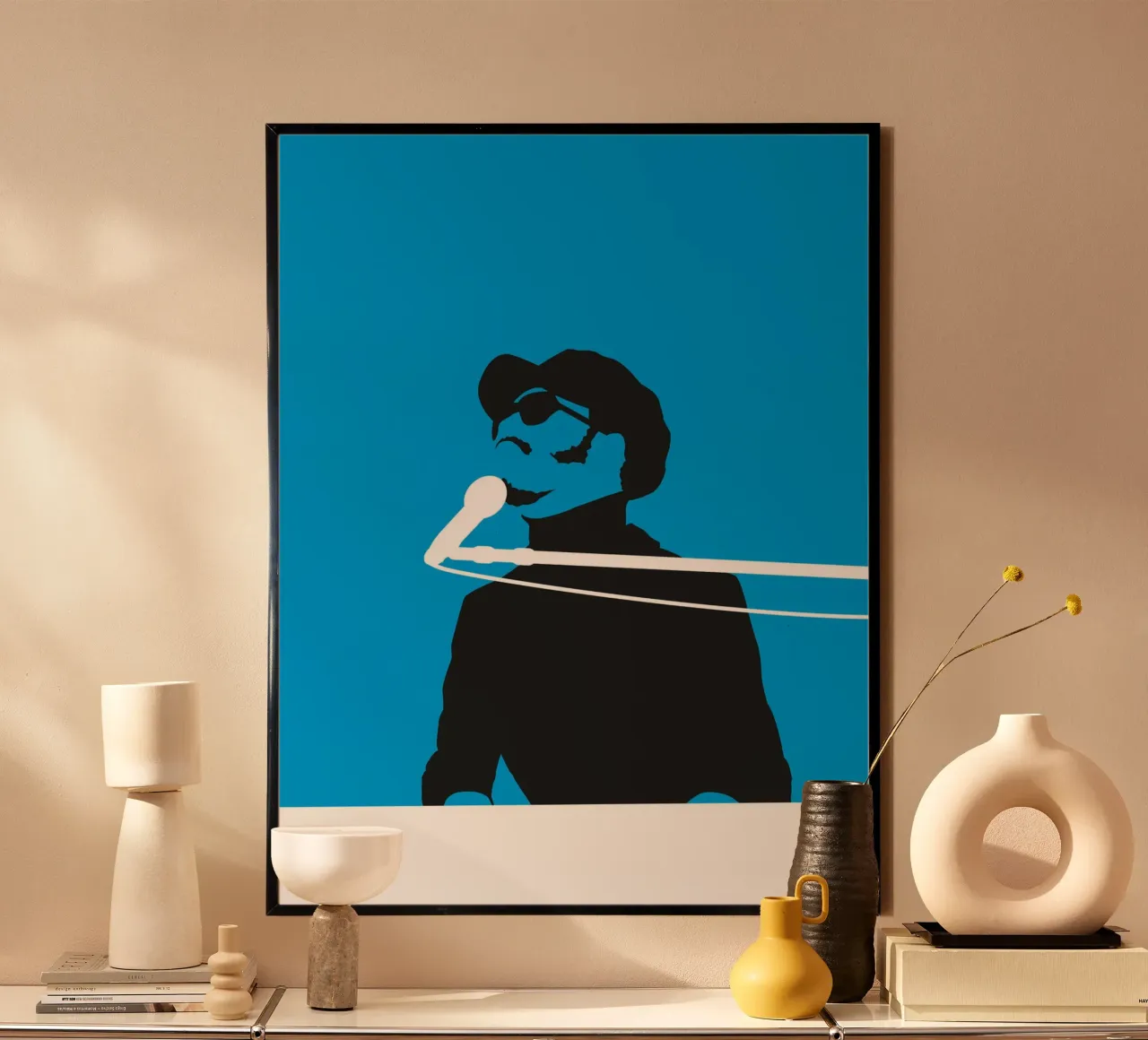 No039 STEVIE WONDER carta hahnemühle da Iconic Rockstars
