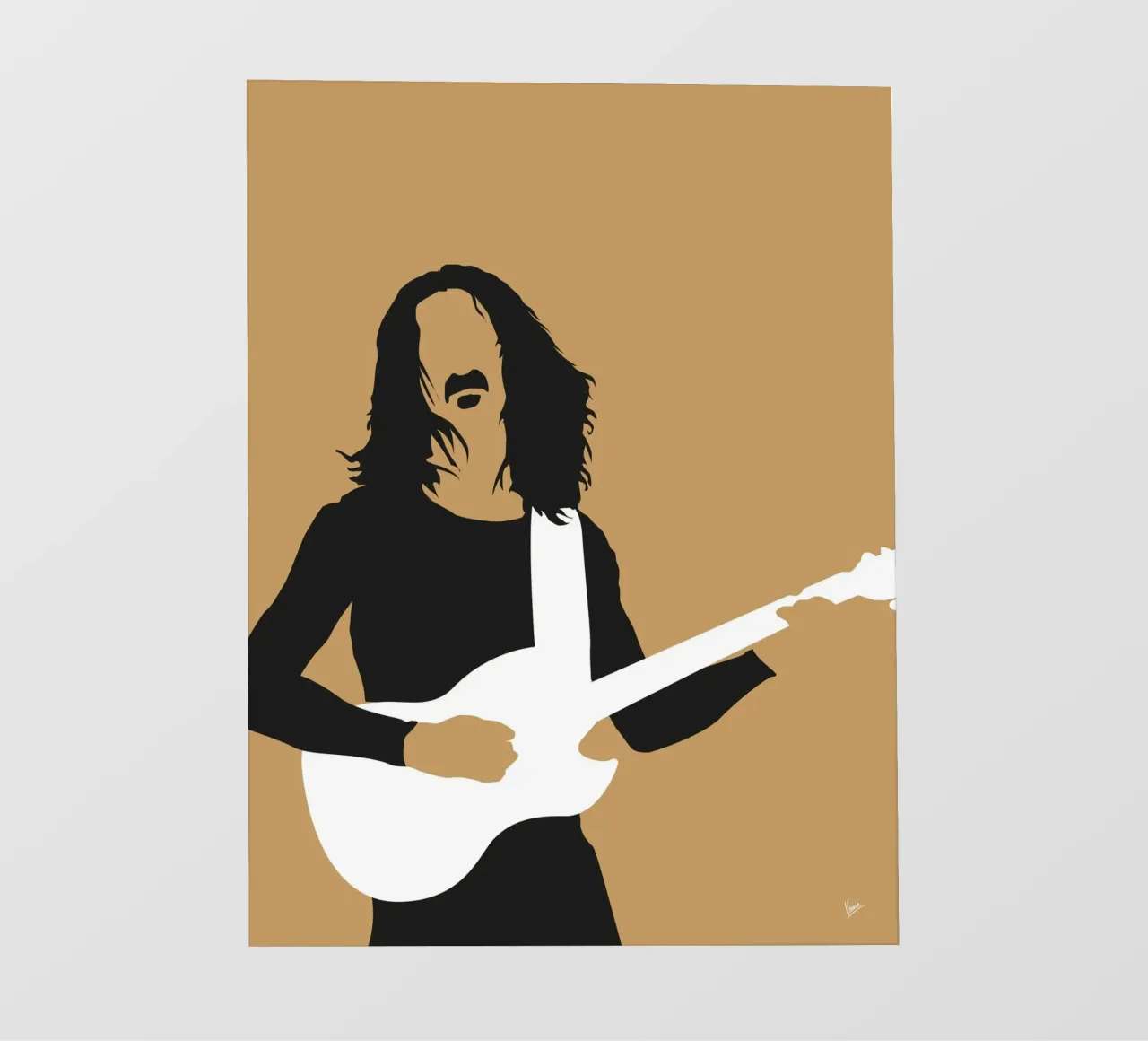 No040 FRANK ZAPPA PVC Plane von Iconic Rockstars