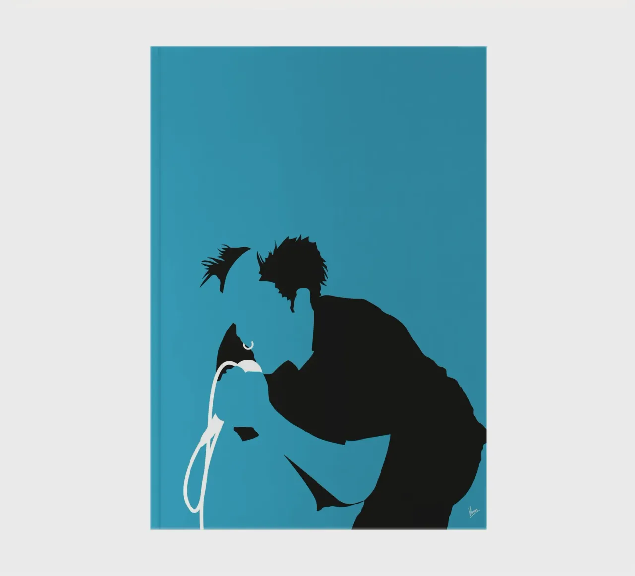 No045 The Prodigy notebook by Iconic Rockstars