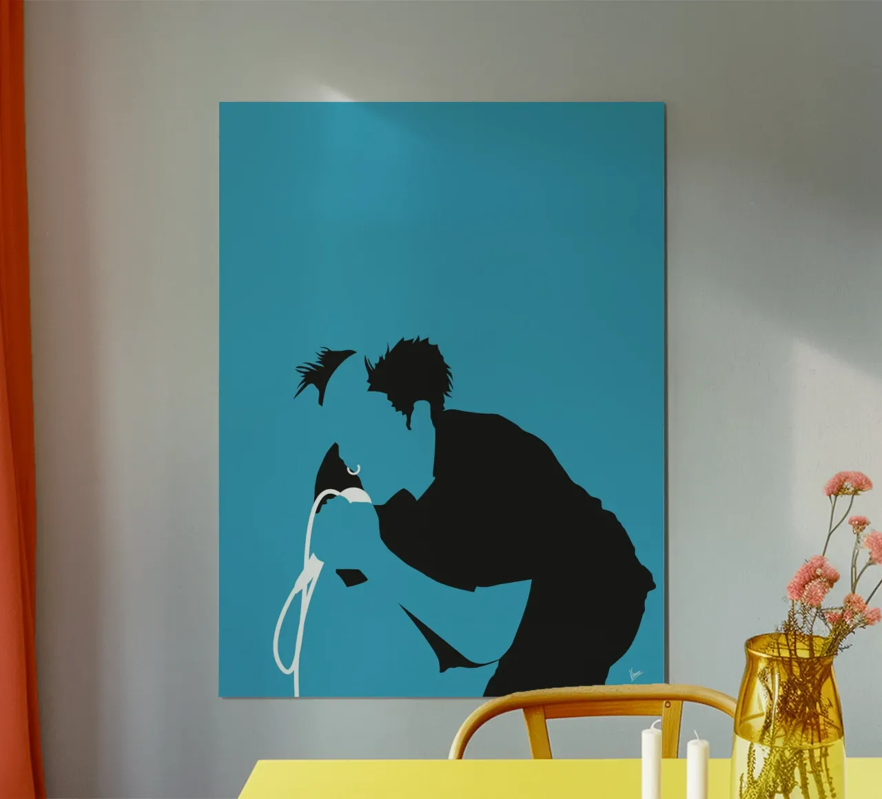 No045 The Prodigy poster con telaio in plastica da Iconic Rockstars