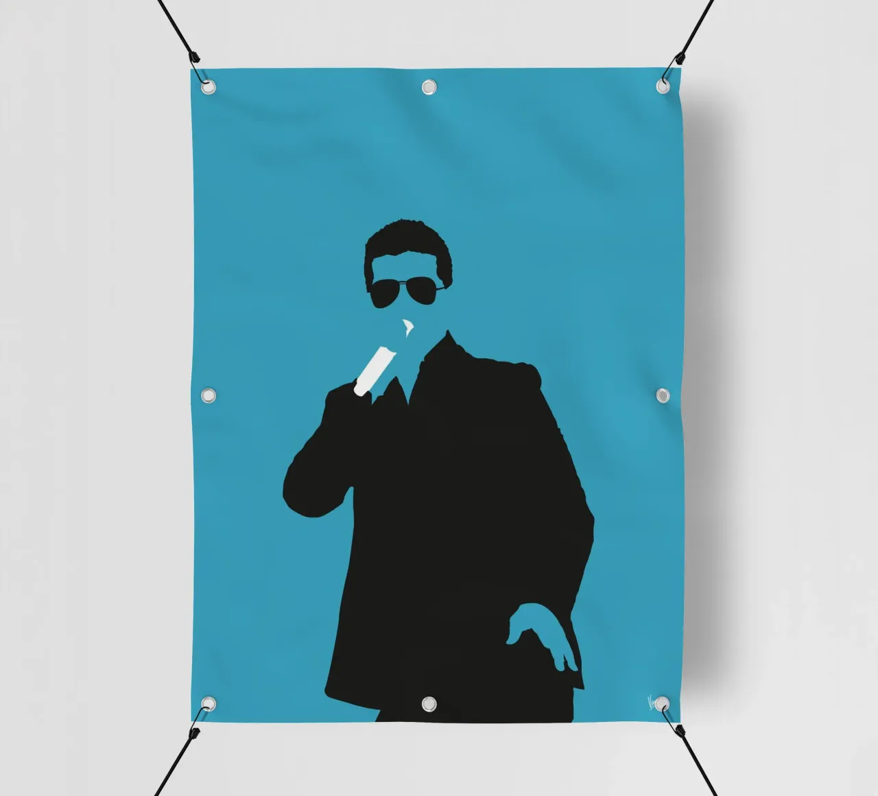 No055 ROBIN THICKE telo in pvc da Iconic Rockstars