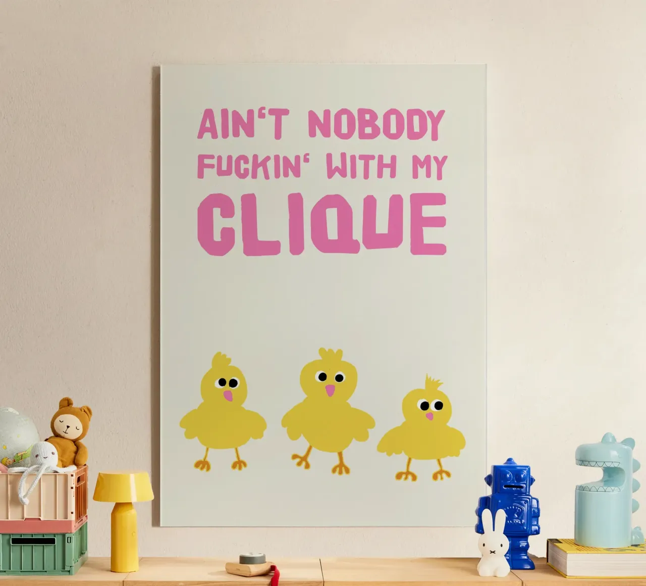 Ain't nobody f*ing with my clique plexiglass da thesoulhugclub