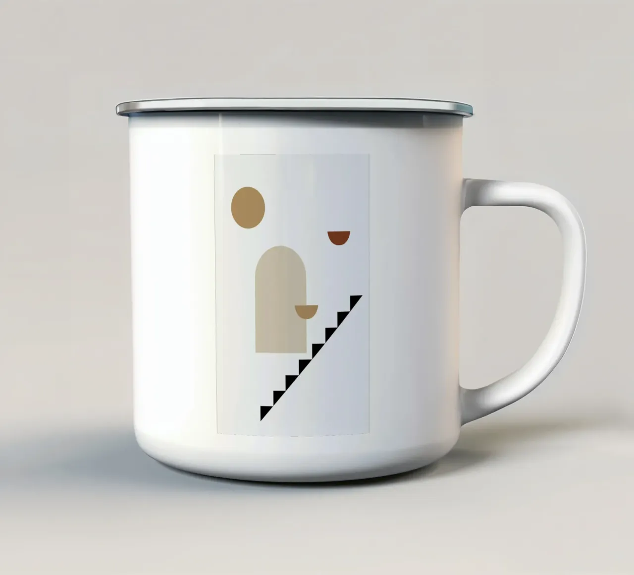 Casa tazza in smalto da Pure