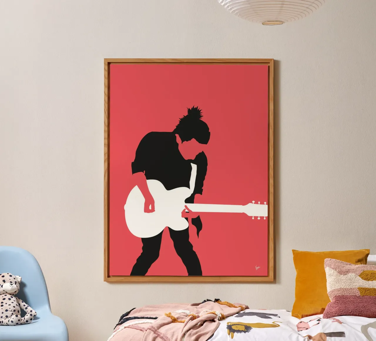 No062 RADIOHEAD alluminio dibond da Iconic Rockstars