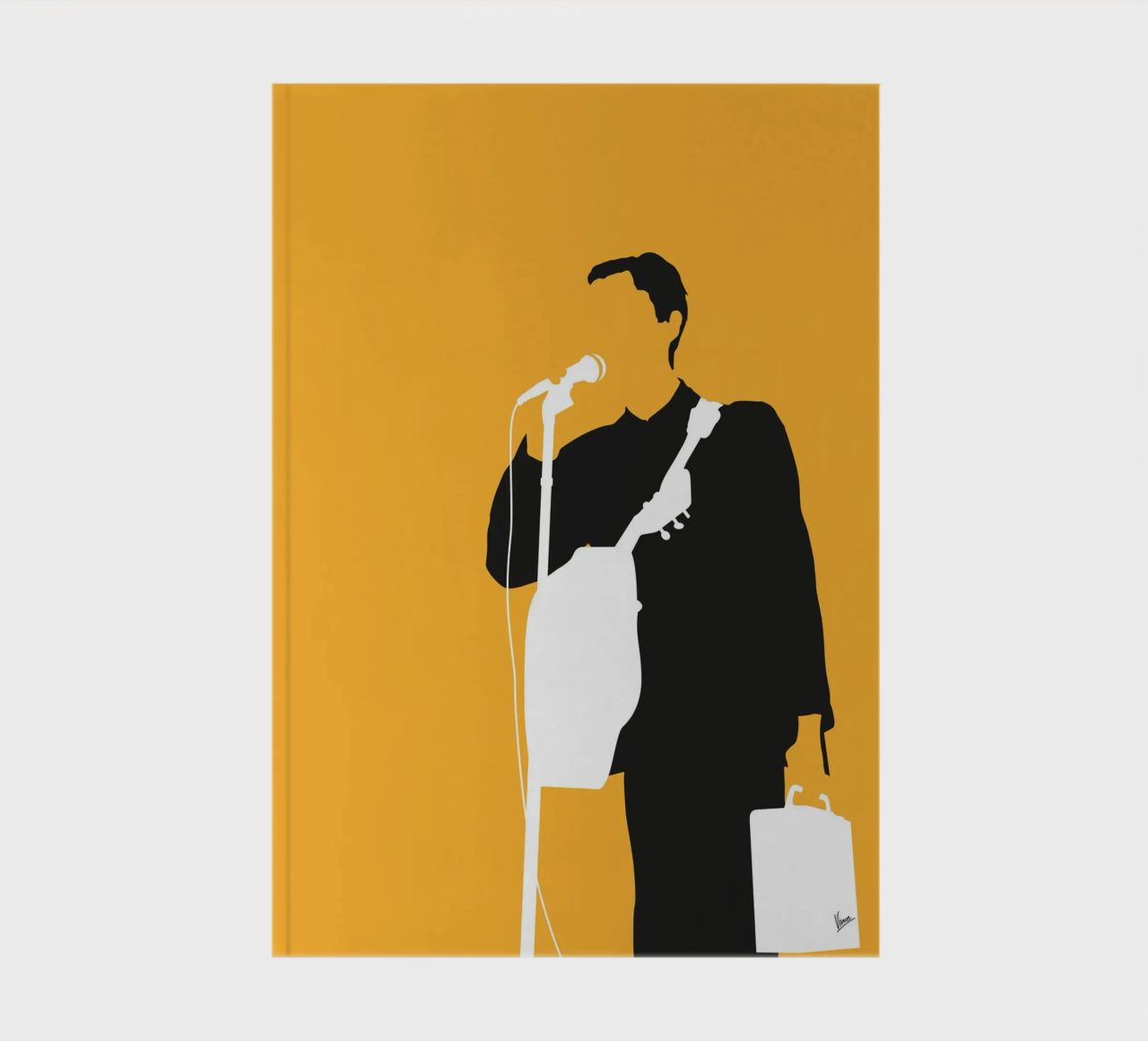 No064 TALKING HEADS notebook by Iconic Rockstars