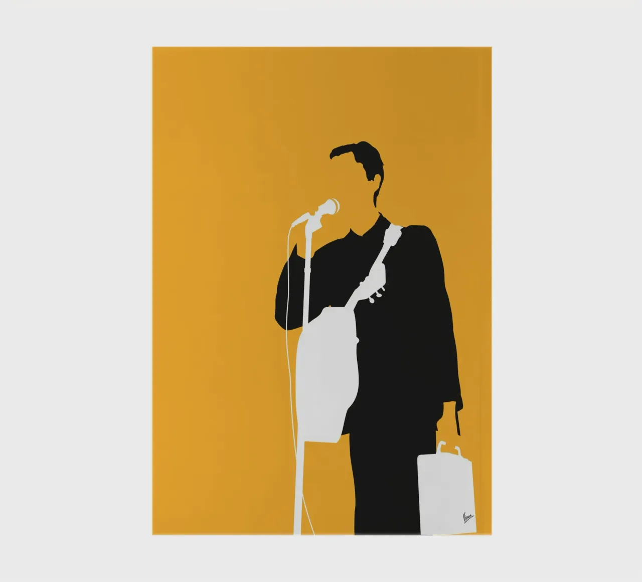 No064 TALKING HEADS notitieboek van Iconic Rockstars