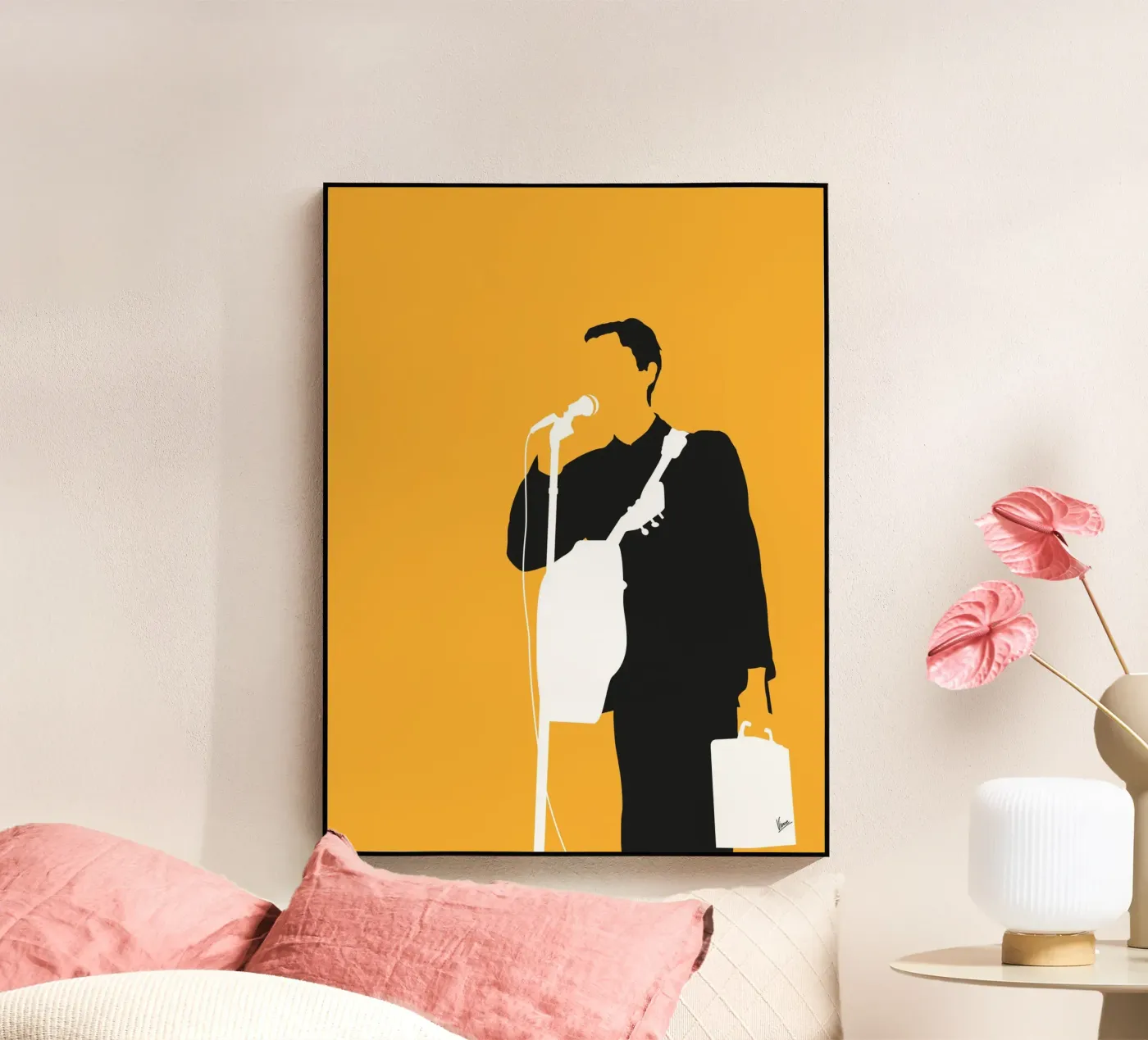 No064 TALKING HEADS plexiglass da Iconic Rockstars