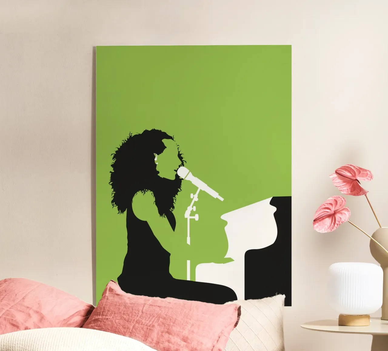 No066 ALICIA KEYS plexiglass da Iconic Rockstars