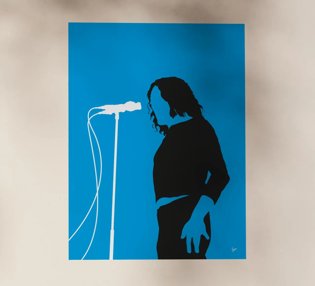 No069 JOE COCKER pellicola backlit da Iconic Rockstars