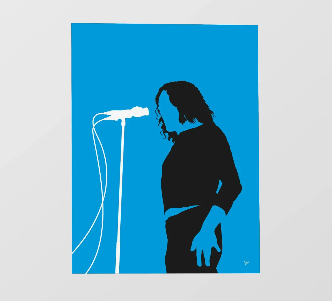 No069 JOE COCKER pellicola backlit da Iconic Rockstars