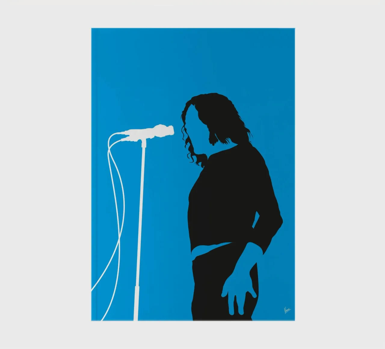 No069 JOE COCKER notebook by Iconic Rockstars