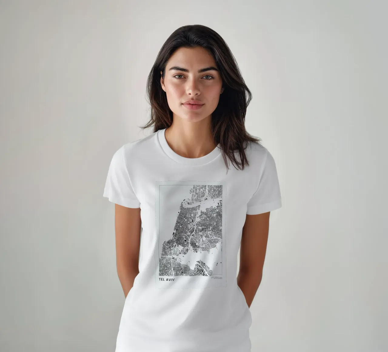 Tel Aviv t-shirt da The Cartography Collection