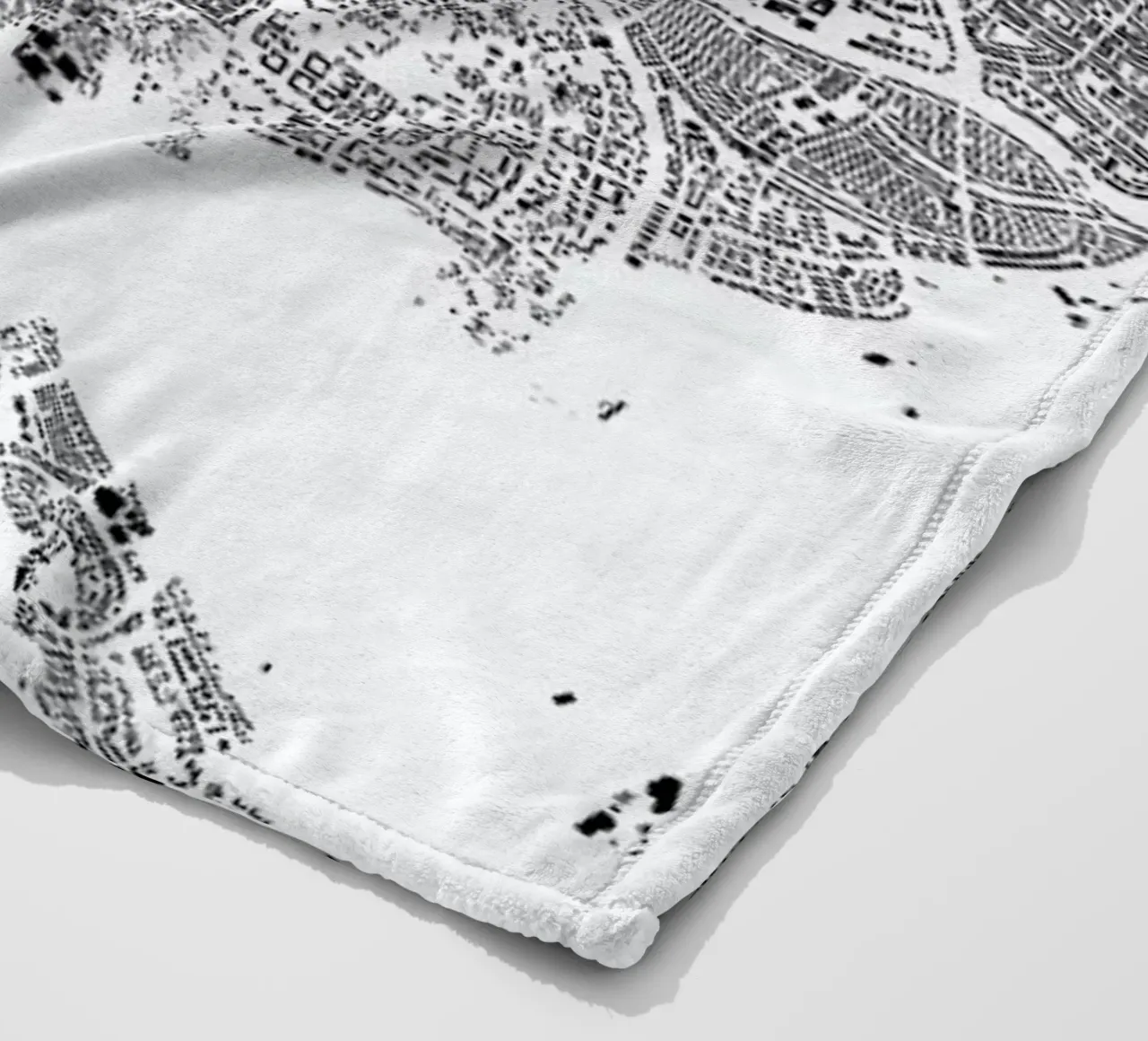 Tel Aviv fleece blanket by The Cartography Collection