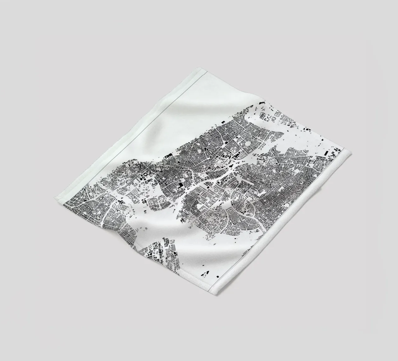 Tel Aviv fleece blanket by The Cartography Collection