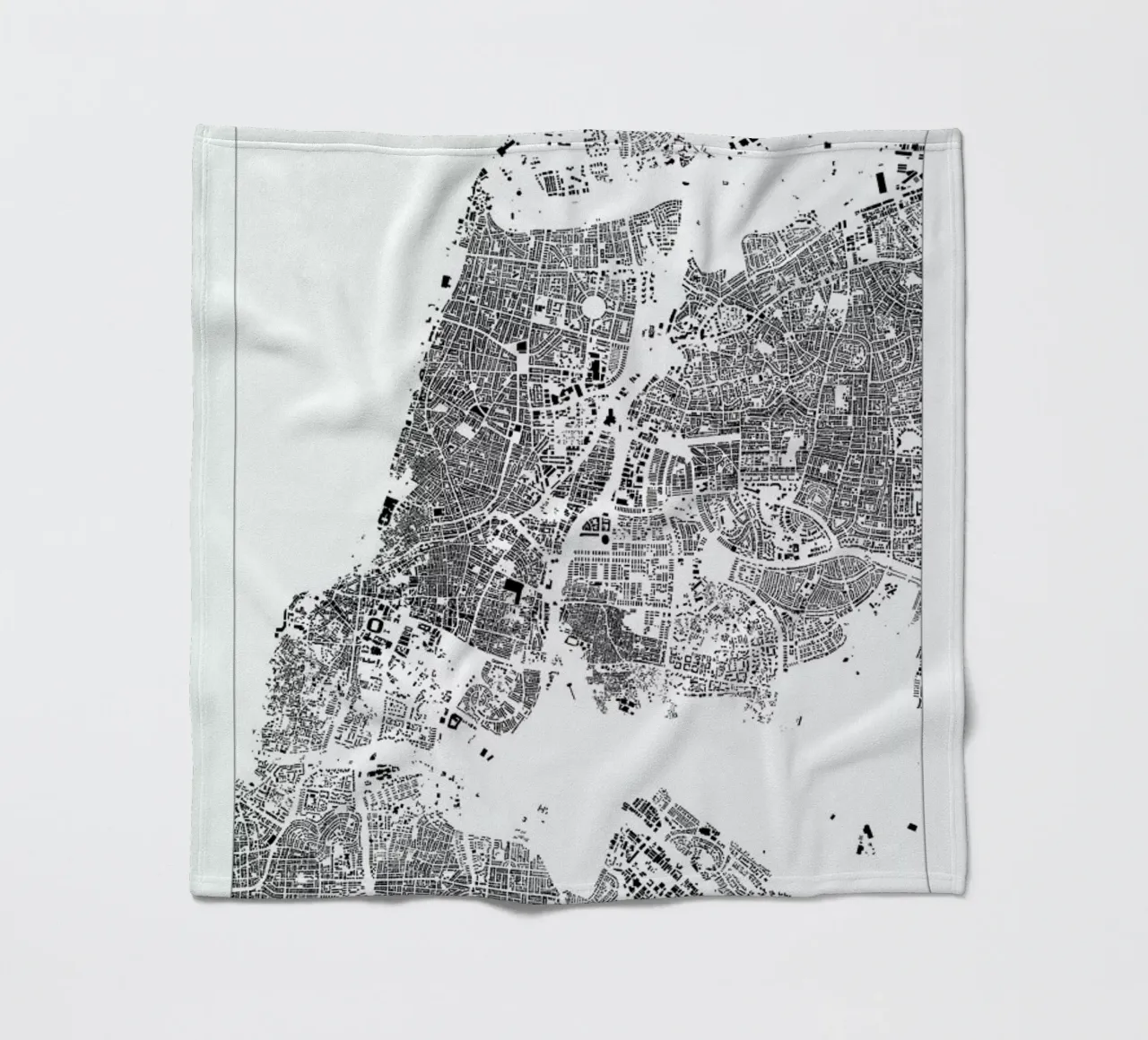 Tel Aviv fleece blanket by The Cartography Collection