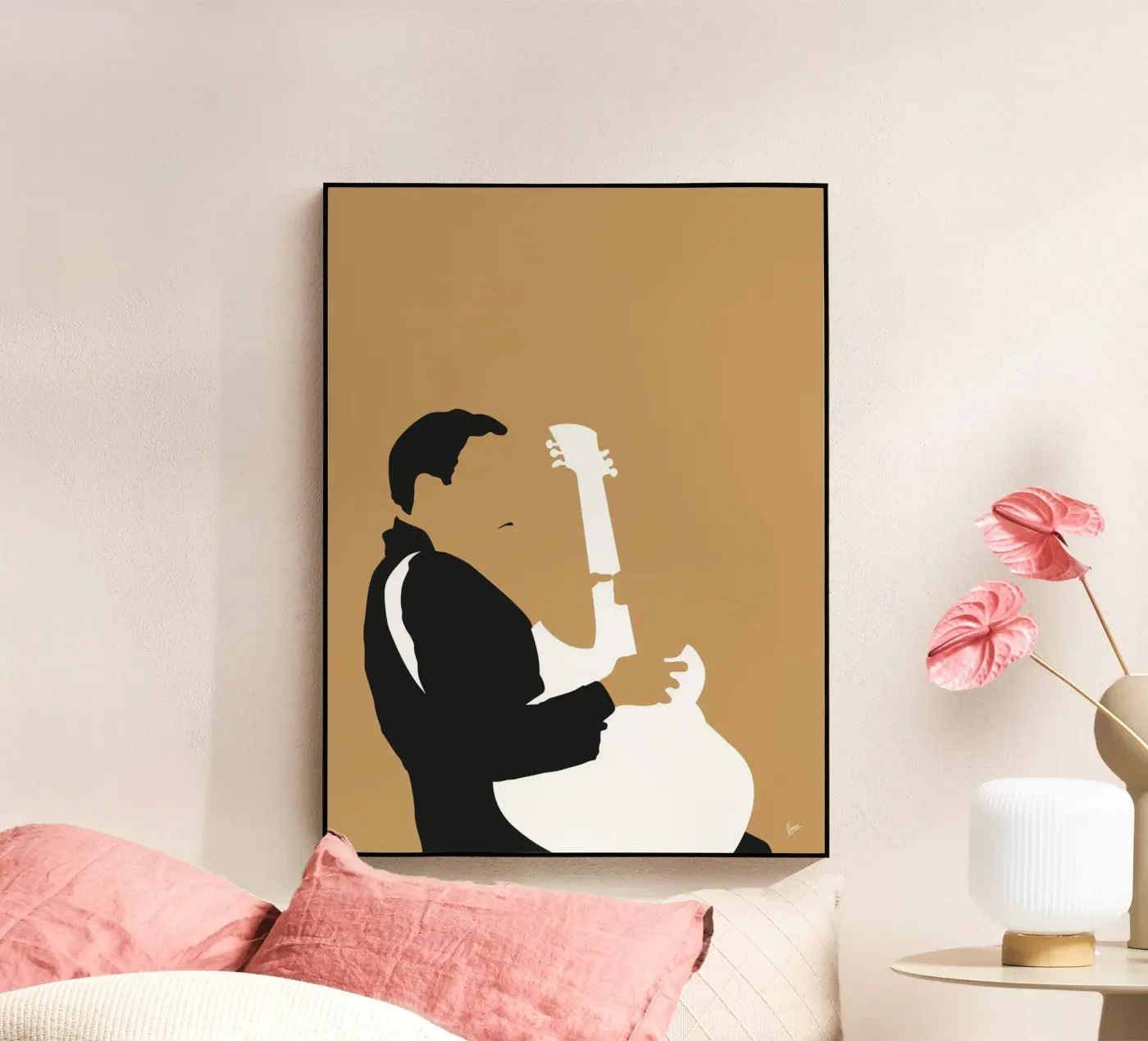 No070 TBone Walker plexiglass da Iconic Rockstars