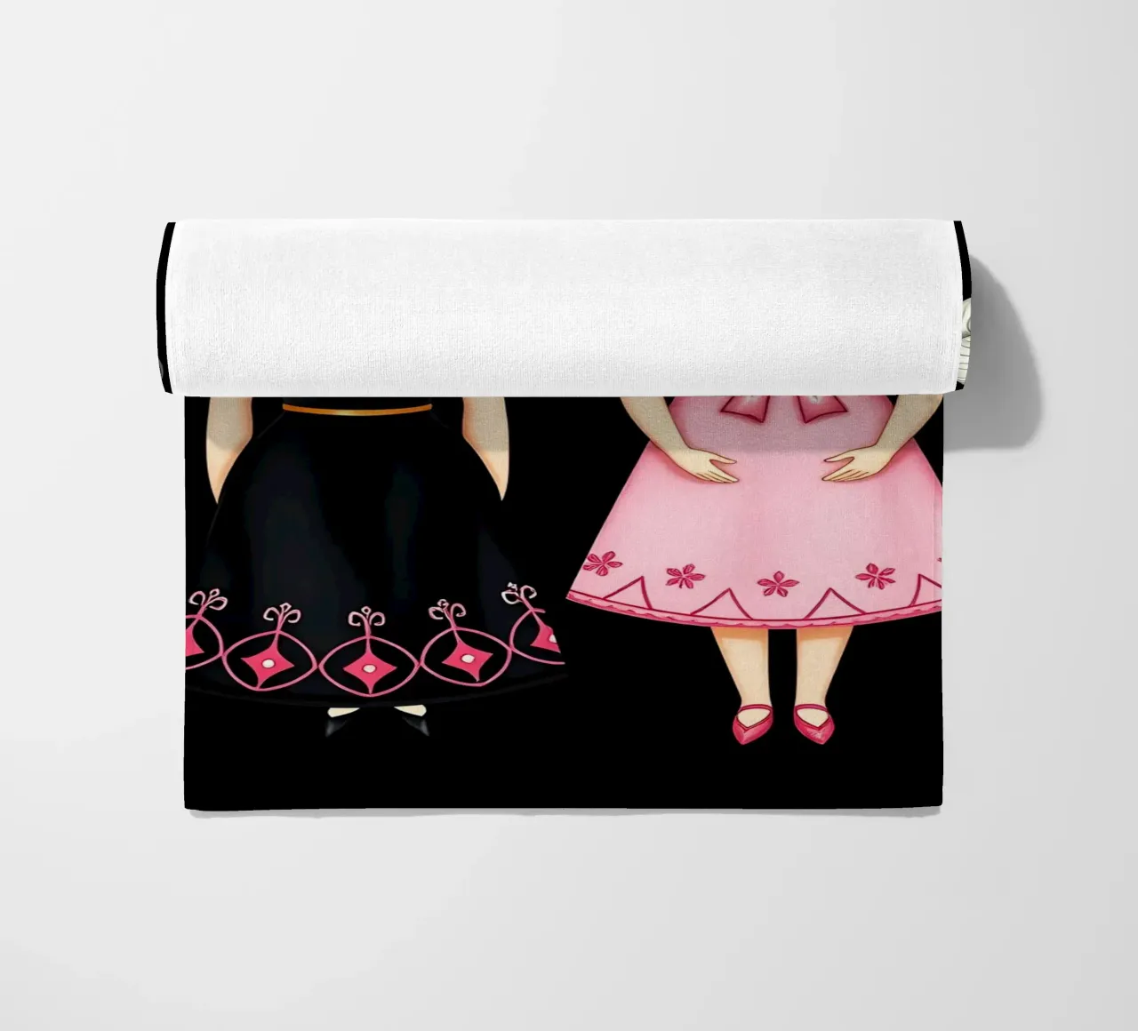 Marilyn Monroe con Audrey Hepburn telo mare da COLLEEN CRAFTS