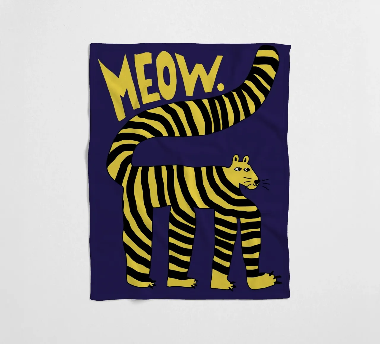 MEOW coperta in pile da thesoulhugclub