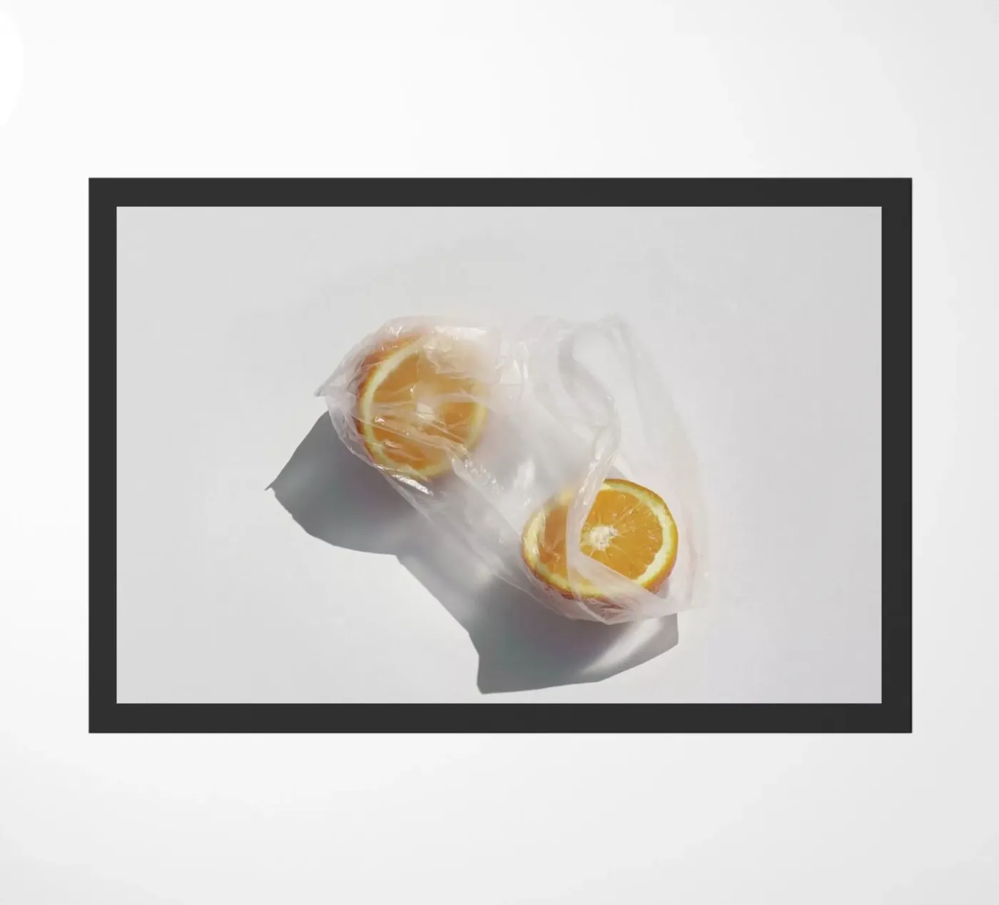 Oranges deurmat van George Griefy