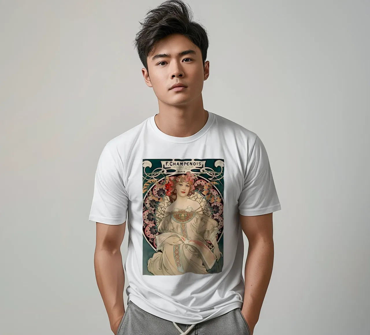 Alphonse Mucha t-shirt da diedrich