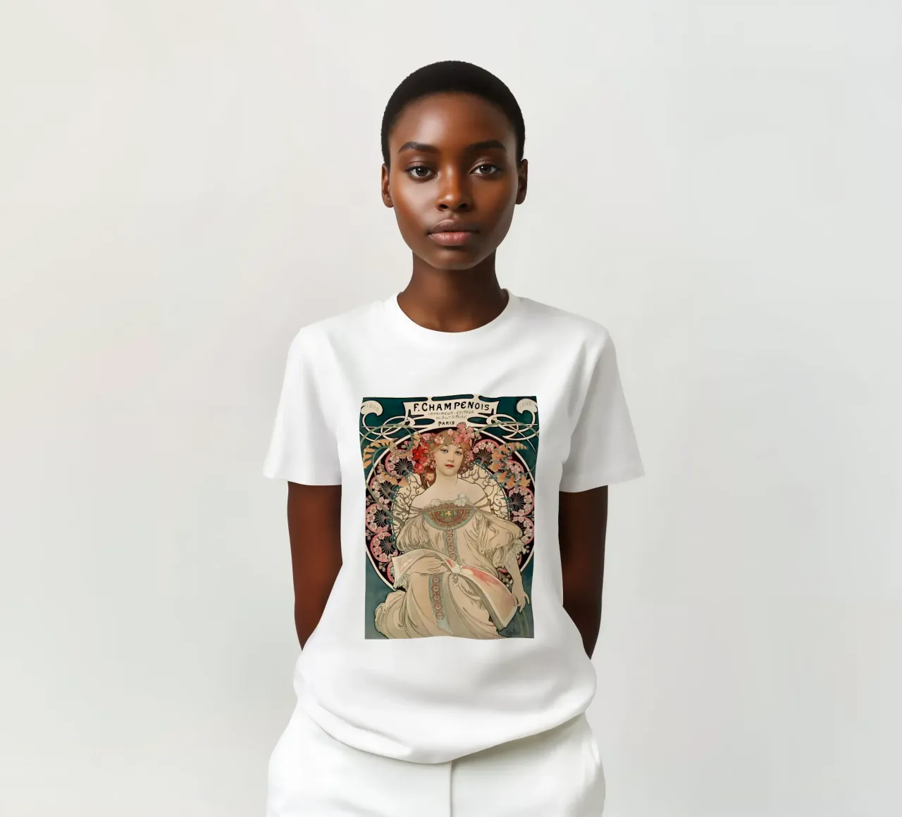 Alphonse Mucha t-shirt da diedrich