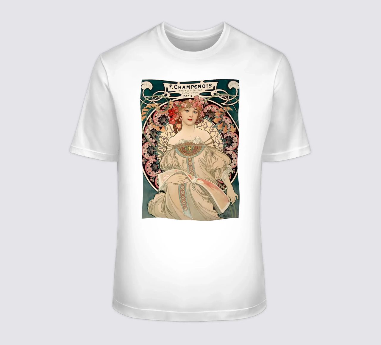 Alphonse Mucha camiseta de diedrich