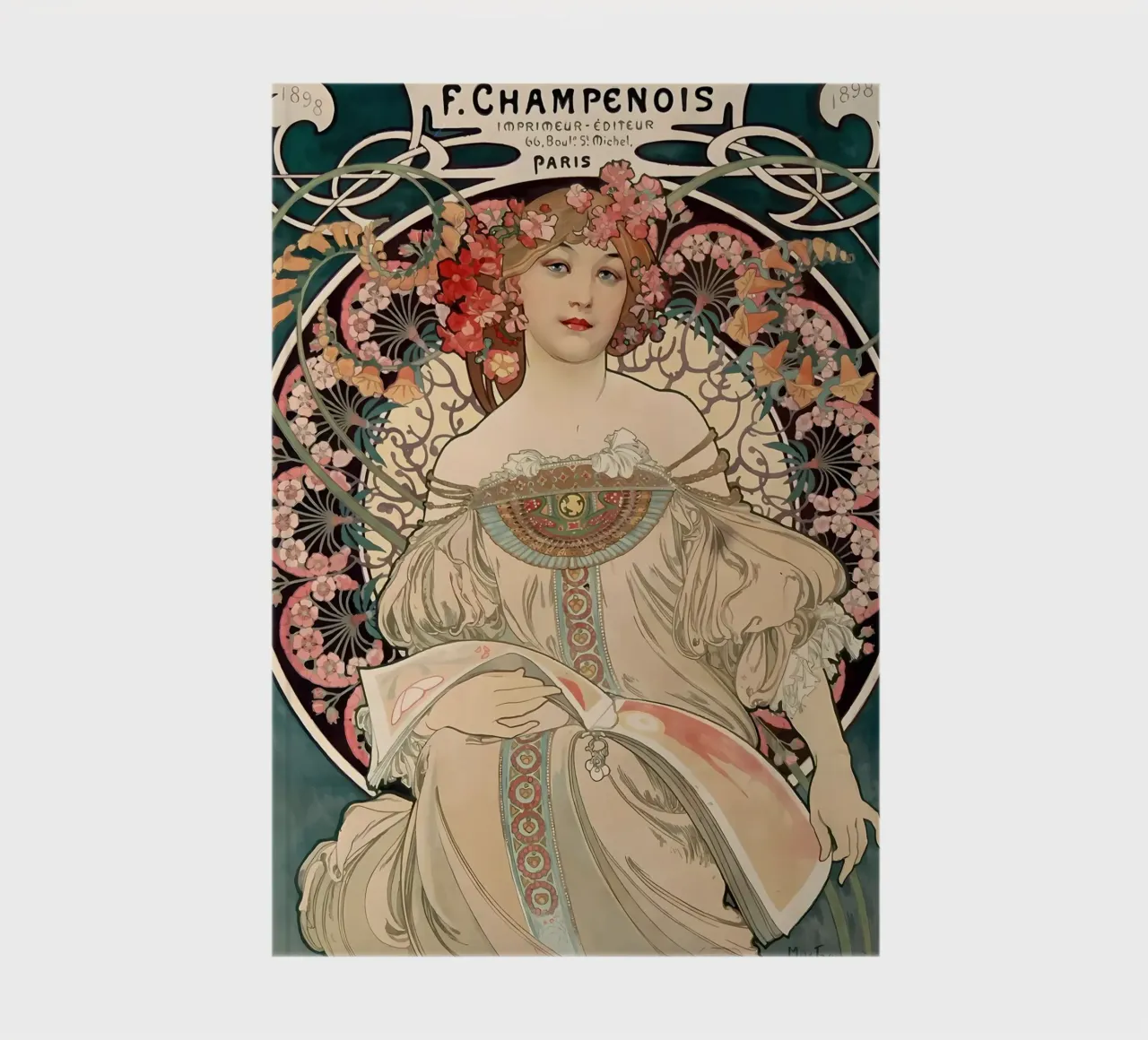 Alphonse Mucha notebook by diedrich