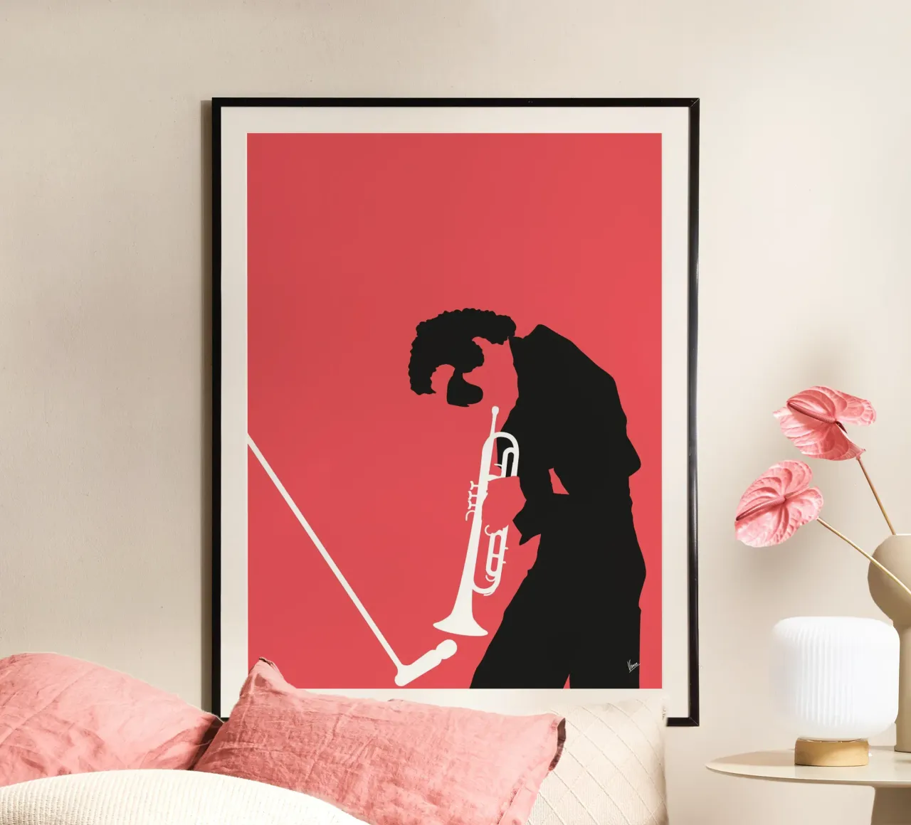 No082 Miles Davis poster da Iconic Rockstars