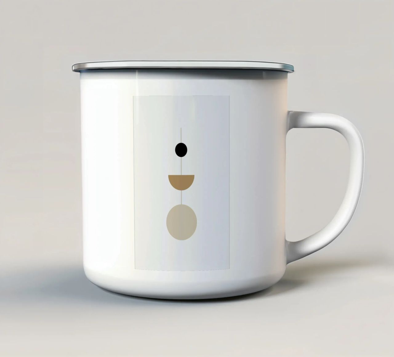 Pendulum tazza in smalto da Pure