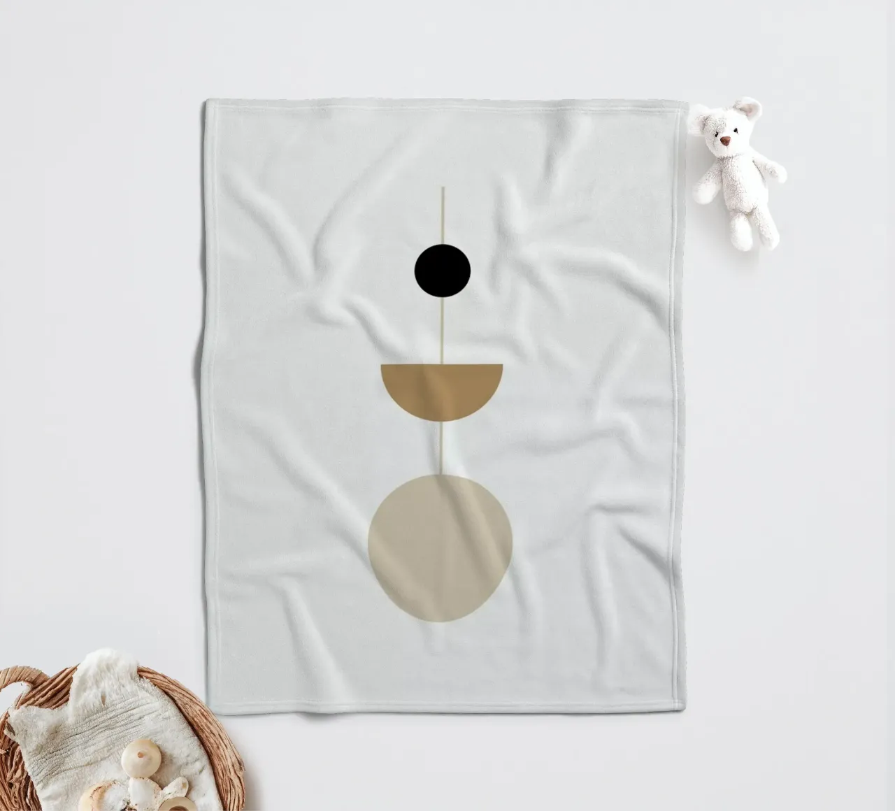 Pendulum Fleecedecke von Pure