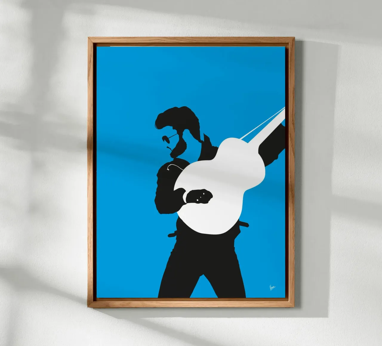 No089 GEORGE MICHAEL alluminio dibond da Iconic Rockstars