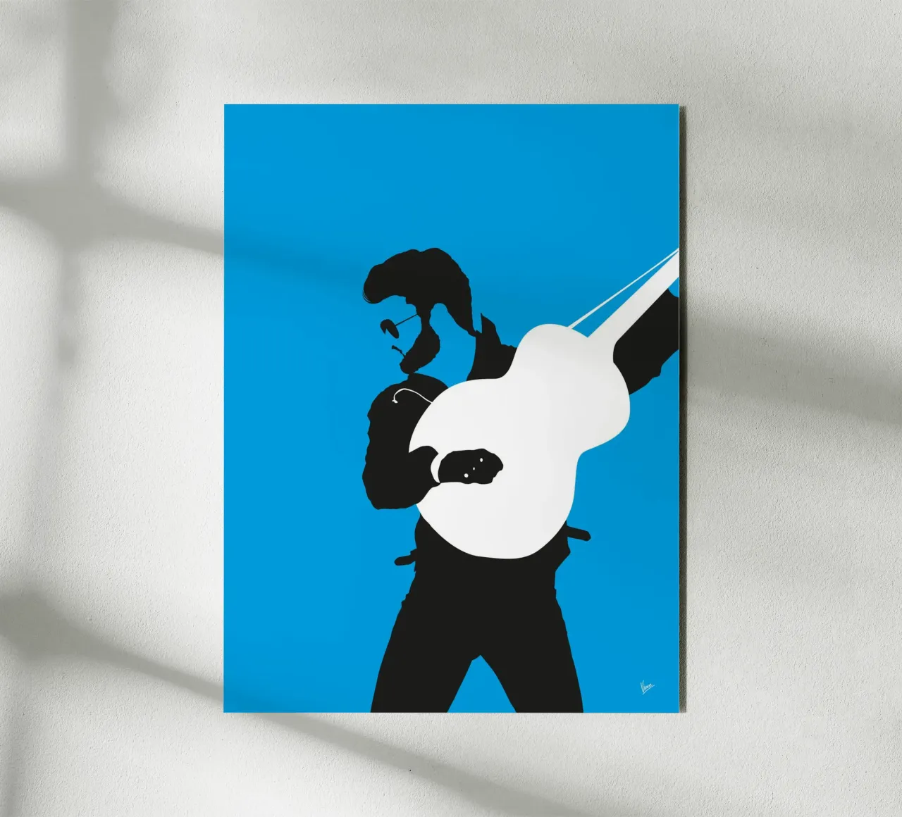No089 GEORGE MICHAEL alluminio dibond da Iconic Rockstars
