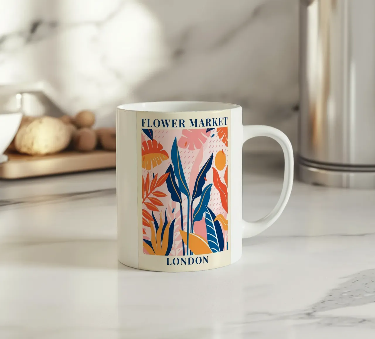 Mercato dei fiori di Londra tazza in ceramica da diedrich