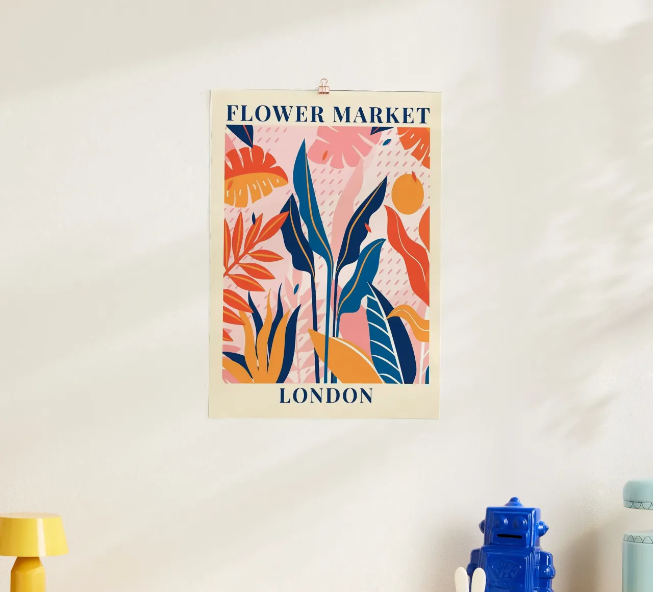 Mercato dei fiori di Londra poster da diedrich