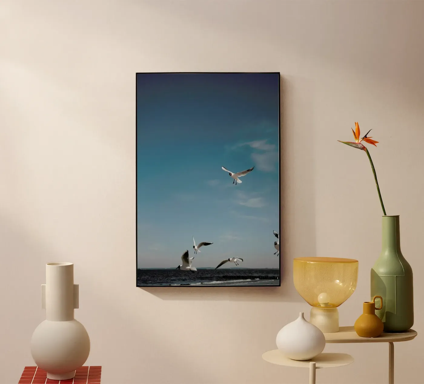 Seagulls IV plexiglass da Sebastian Hilgetag