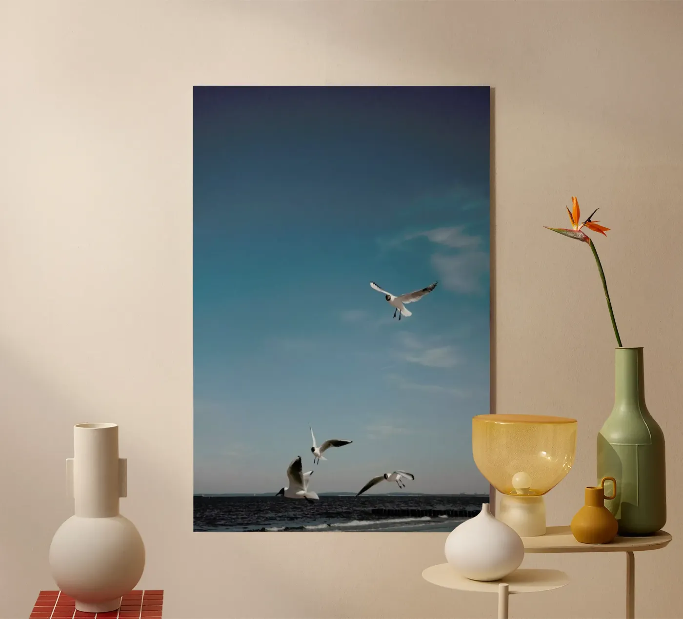 Seagulls IV plexiglass da Sebastian Hilgetag