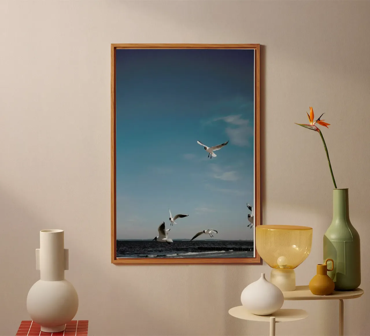 Seagulls IV alluminio dibond da Sebastian Hilgetag
