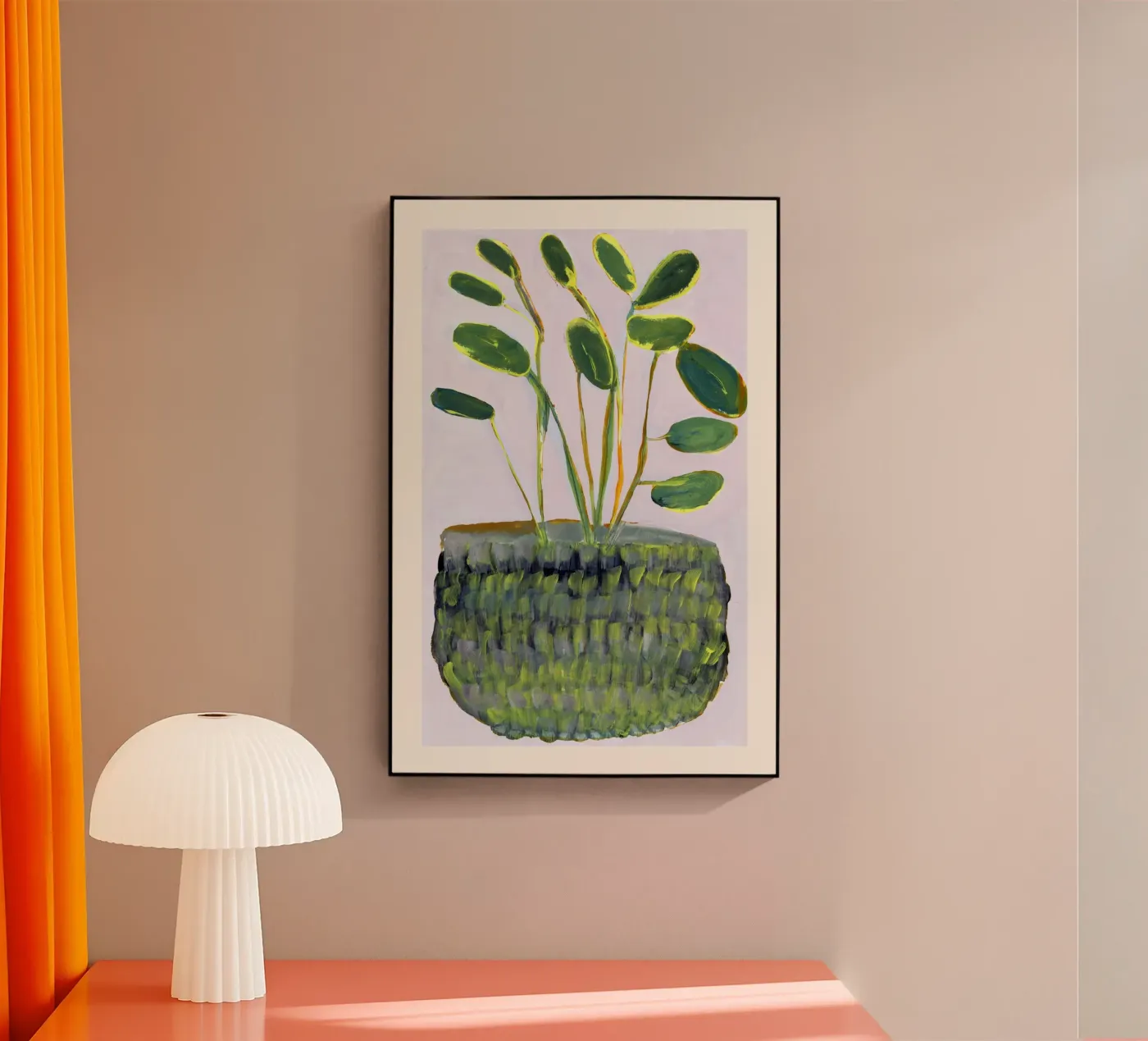 Plant 1 acryl van Cartissi