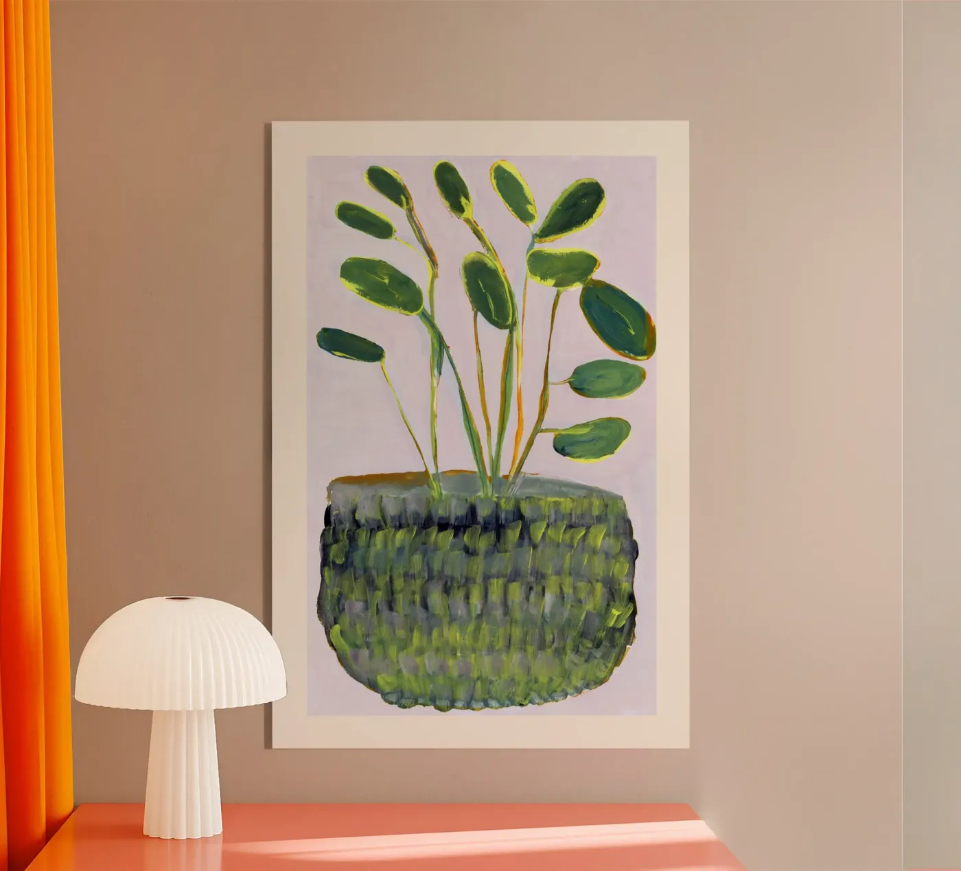 Plant 1 acryl van Cartissi