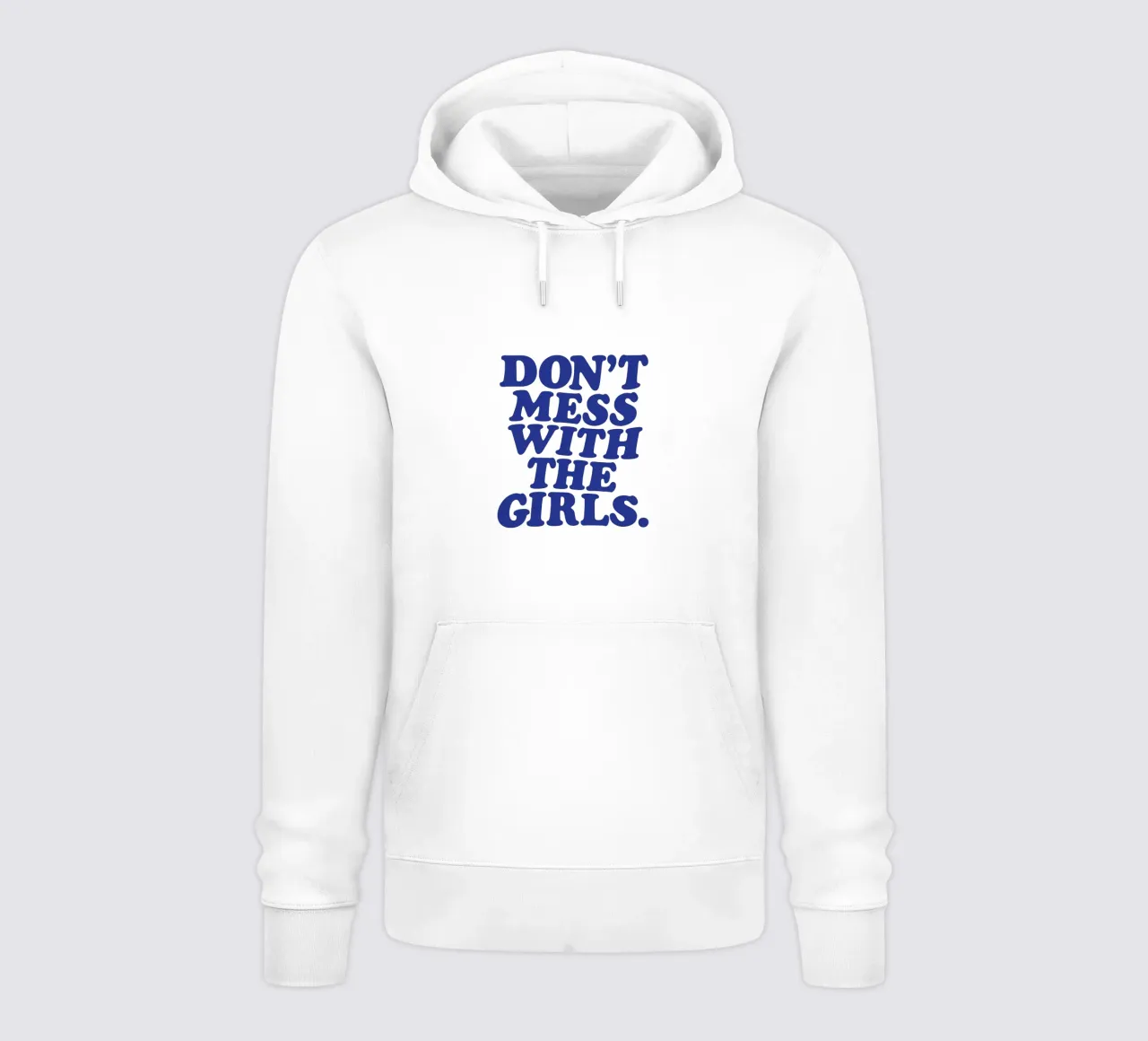Don't Mess With the Girls Design retrò femminista e autorevole felpa con cappuccio da THE MOTIVATED TYPE