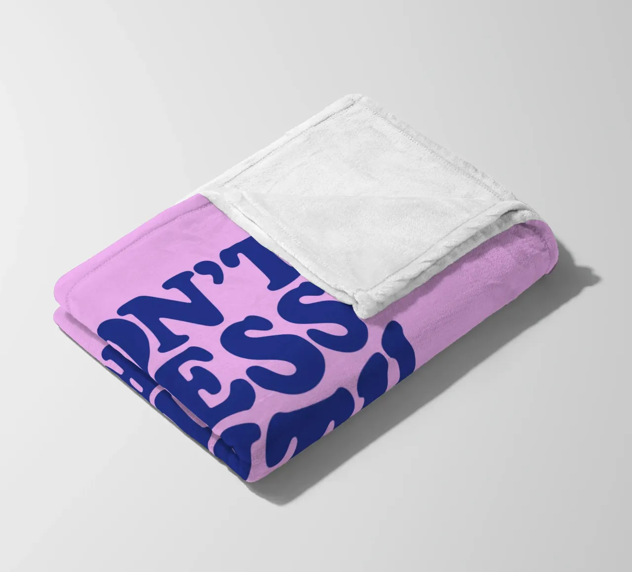 Don't Mess With the Girls Empowering Retro Feminist Design fleece blanket by THE MOTIVATED TYPE