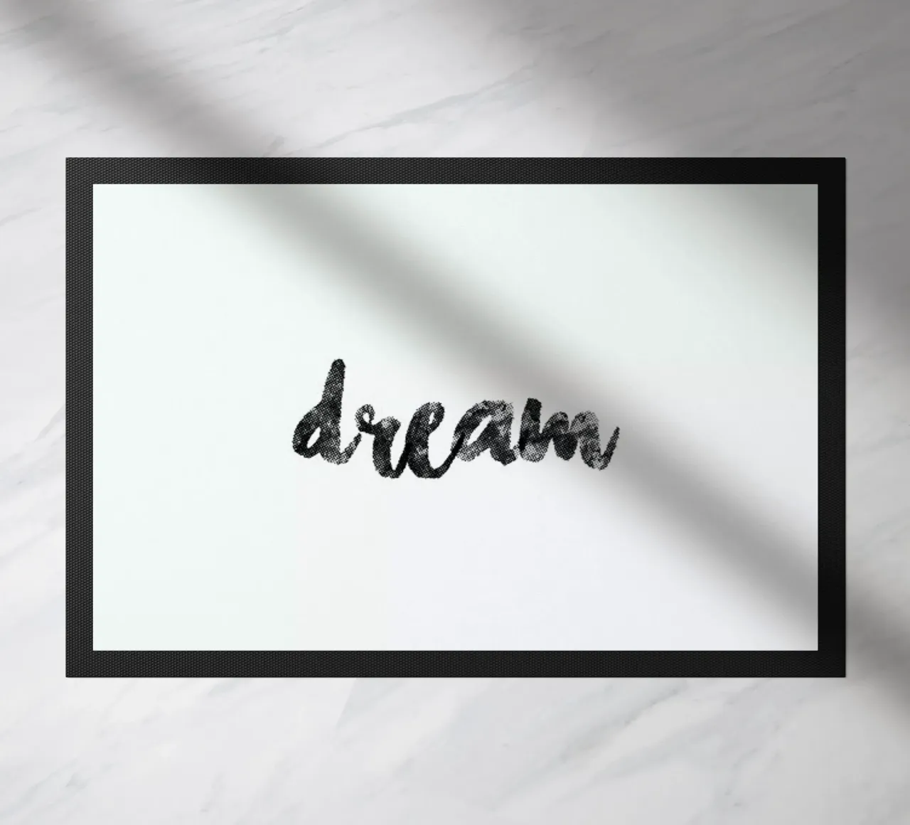 Dream deurmat van typed